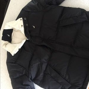 Nautica reversible quilted jacket (black/cream)